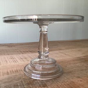 Simple, Elegant Cake Stand, Clear Glass
